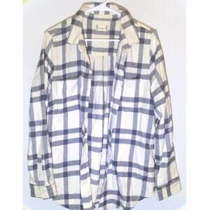 Womens Altard State Shacket Oversized Flannel Size Medium